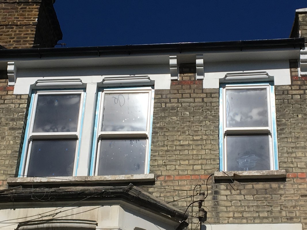 New uPVC sash windows fitted on Victorian terrace in Sydenham